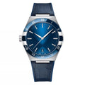 Integrated Signature 41 – Blue Sunburst Dial | Steel Case & Blue Ceramic Bezel & Leather Strap